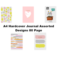 Freedom A5 Hard Cover Journal 80 Sheets assorted Designs 